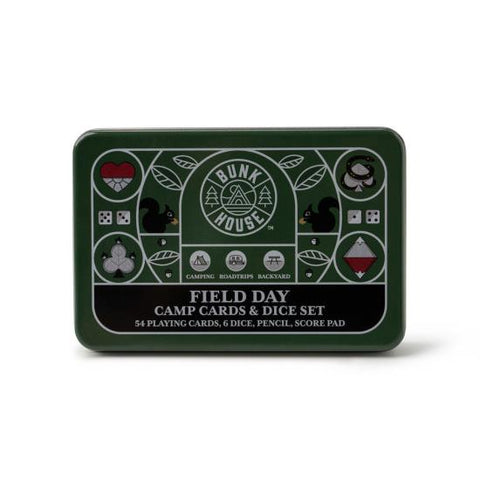 Bunkhouse Field Day Camp Cards & Dice Set