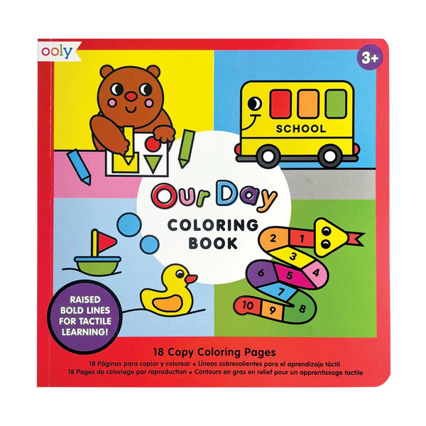 Ooly Copy Colouring Book - Our Day