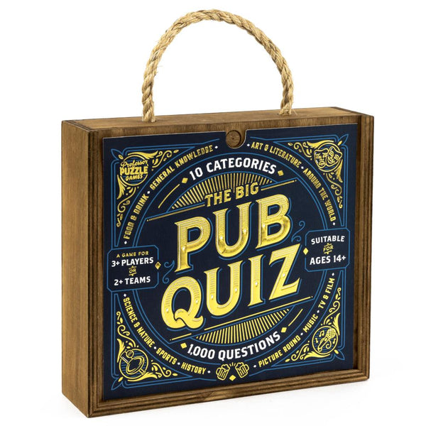 Professor Puzzle The Big Pub Quiz Trivia Game