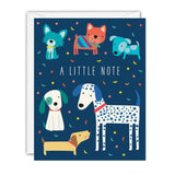 James Ellis Notecard Mini Pack 5pk - Dogs