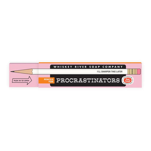 Whiskey River Soap Co. Pencil Set 8pk - Procrastinators