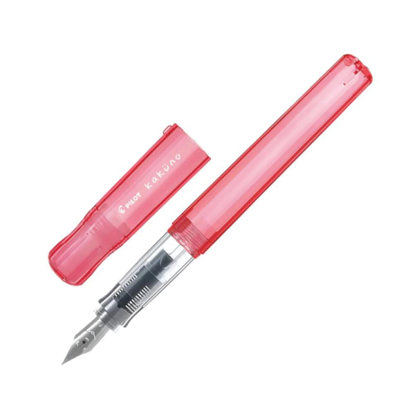 Pilot Kakuno Family Series Fountain Pen, Medium Nib, Mama Red