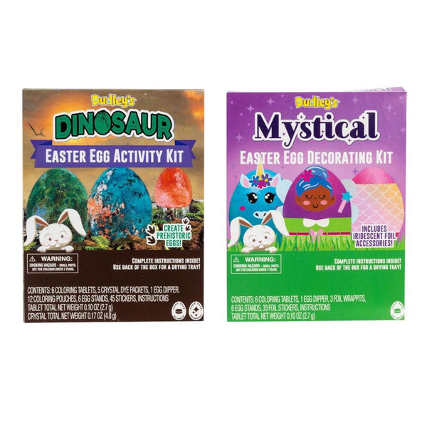 Dudley's Egg Decorating Dye Kit - Dinosaur or Mystical