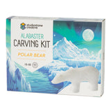 Studiostone Creative Alabaster Carving Kit - Polar Bear