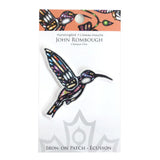 Oscardo Iron-On Patch - John Rombough: Hummingbird