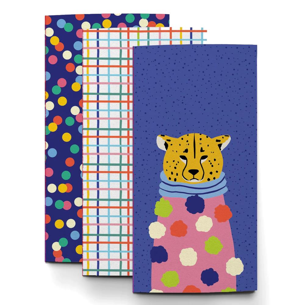 Pipsticks Notebooks 3pk - Stripes & Spots – Midoco Art & Office Supplies
