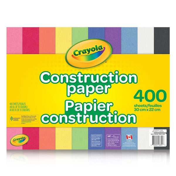 Crayola Construction Paper Pad, 400 Sheets
