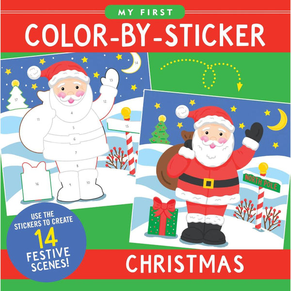 Peter Pauper Press My First Color-by-Sticker Book - Christmas
