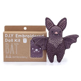 Kiriki Press DIY Embroidered Doll Kit - Bat, Level 1