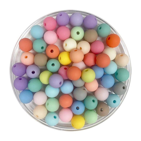 Angels Craft 8mm Beads - Matte Multi-Coloured