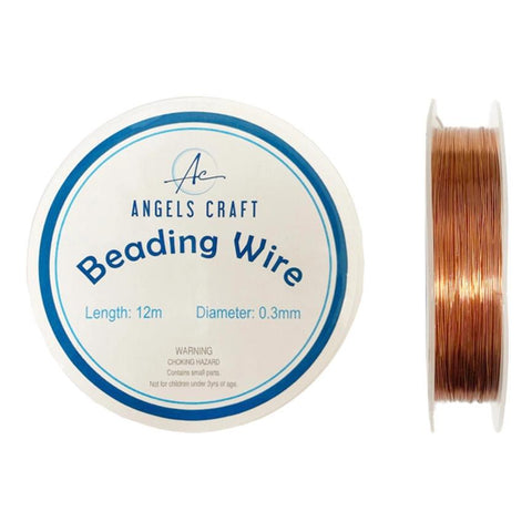 Angels Craft Beading Wire 0.33mm - Copper