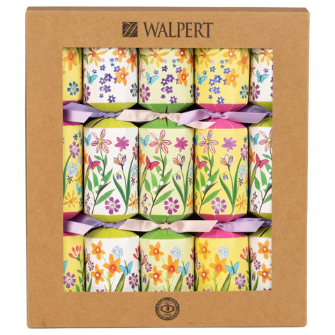 Walpert Party Crackers 10pk Spring Flowers