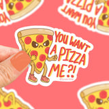 Turtle's Soup Vinyl Sticker - You Want A Pizza Me?!