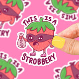 Turtle's Soup Vinyl Sticker - This Is a Strobbery