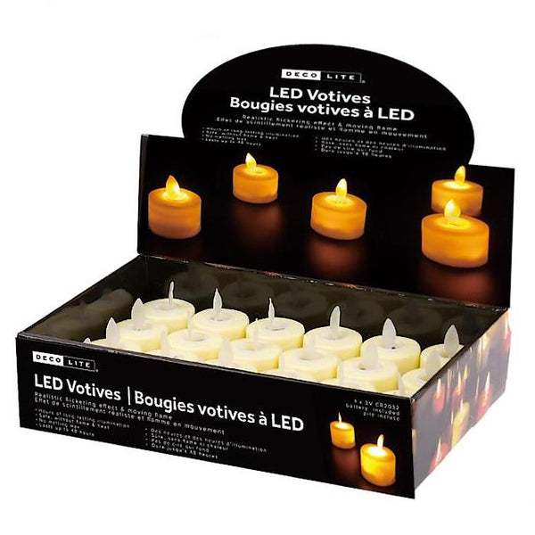Deco Lite LED Votive Candle with Moving Wick