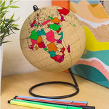 Gift Republic Colour-In Cork Globe