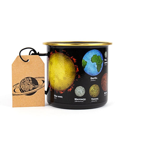 Gift Republic Enamel Mug - Astronomia Outer Space