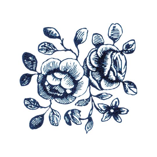 Tattly Temporary Tattoos 2pk - Cartolina Blooms