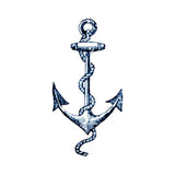 Tattly Temporary Tattoos 2pk - Cartolina Anchor