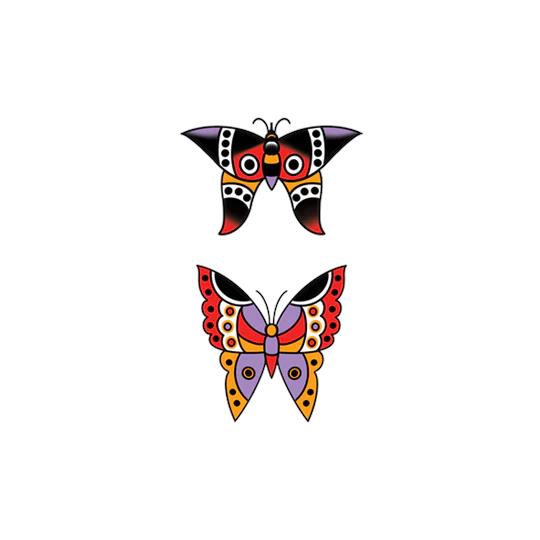 Tattly Temporary Tattoos 2pk - Butterfly Buddies