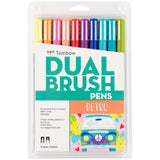 Tombow Dual Brush Pen Set 10pk Retro
