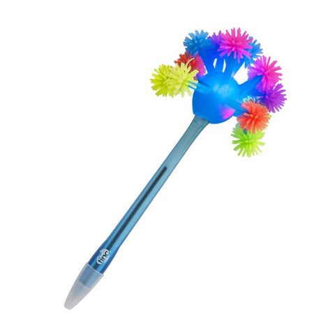Tinc Multi-Fuzzy Light-Up Pen - Blue