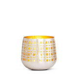 Abbott Candle Holder - Extra Small Grid Pattern Hurricane