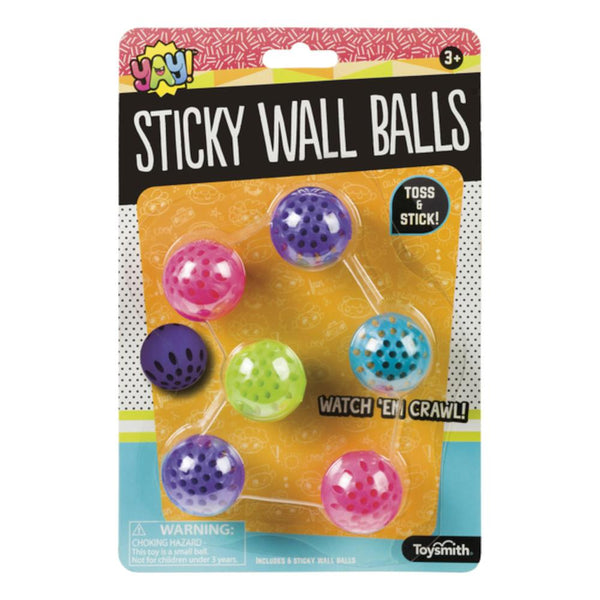 Toysmith Yay! Sticky Wall Balls
