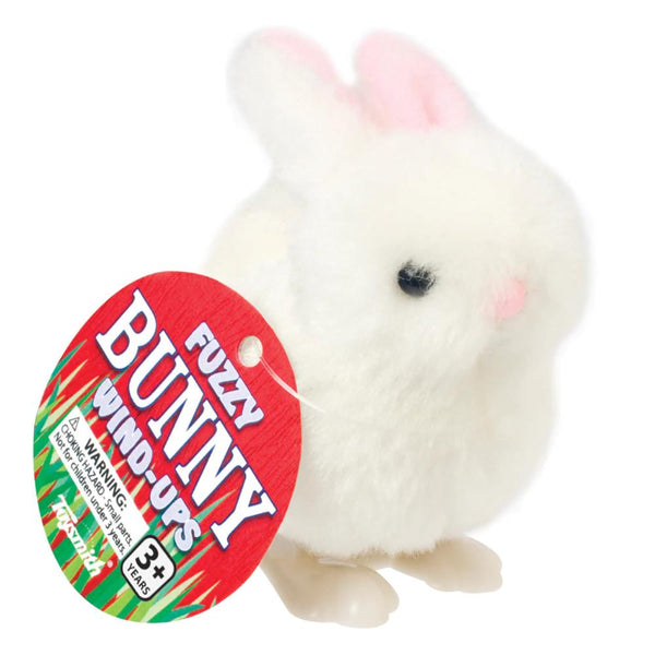 Toysmith Wind-Up Toy - Fuzzy Bunny