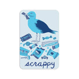 Stay Home Club Vinyl Sticker - Scrappy Seagull