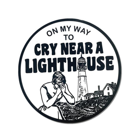 Arcane Bullshit Vinyl Sticker - Cry Near a Lighthouse