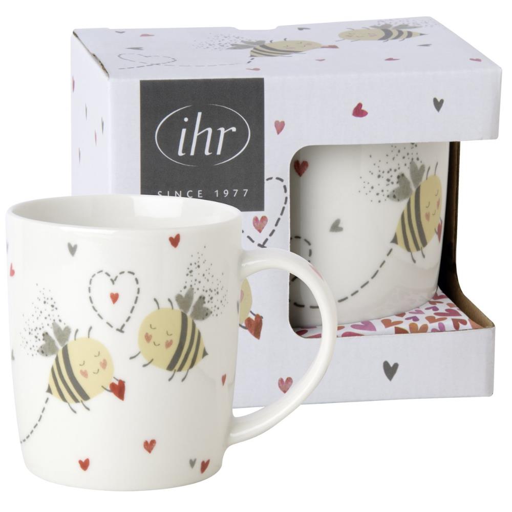 IHR Porcelain Mug Bee My Valentine Midoco Art Office Supplies ihr-porcelain-mug-bee-my-valentine-midoco-art-office-supplies