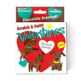 Paper House Valentine Cards Set 28pk Chocolate Lab Scratch & Sniff