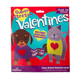 Paper House Valentine Cards Set 28pk Super Stretch Pets