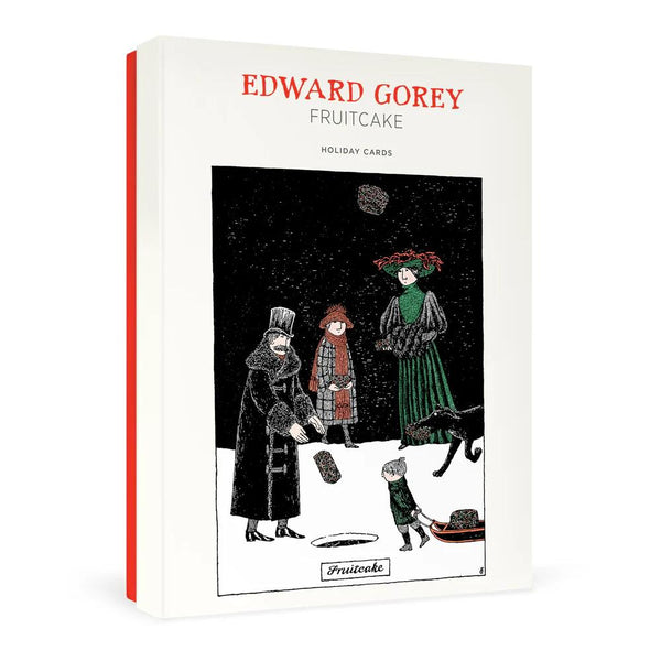 Pomegranate Holiday Cards 12pk Edward Gorey: Fruitcake