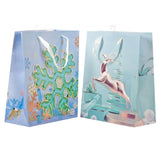 Paper Trendz Large Holiday Gift Bag - Stag or Snowflake
