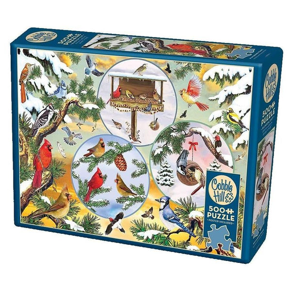 Cobble Hill Puzzle 500pc - Winterbird Magic