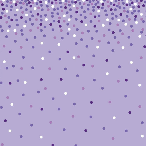 Amscan Jumbo Gift Wrapping Paper Roll - Purple Scatter Dot