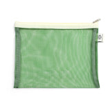 Paper Tigre Mesh Pouch, Medium - Green & Yellow