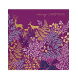 Art File Boxed Christmas Cards 8pk - Deer & Foliage