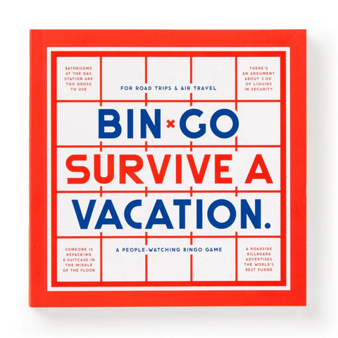 Brass Monkey Bingo Game - Bin-Go Survive A Vacation