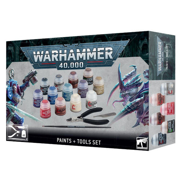 Warhammer 40K Paints + Tools Set (Tyranids)