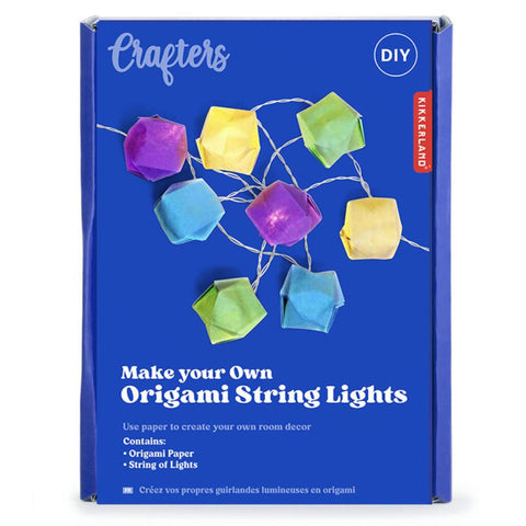Kikkerland Crafters DIY Origami String Lights