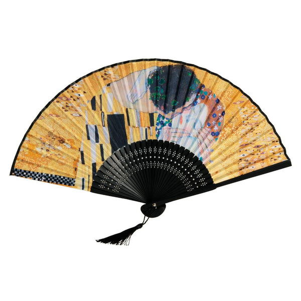 Fridolin Folding Fan - Klimt: The Kiss