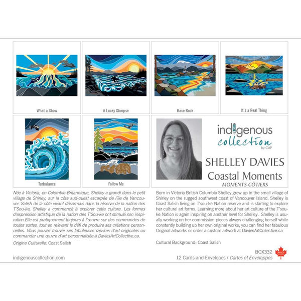 Indigenous Collection Notecards 12pk - Shelley Davies: Coastal Moments