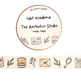 The Aesthetics Studio Washi Tape - Light Academia