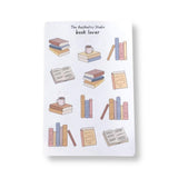 The Aesthetics Studio Sticker Sheet - Book Lover