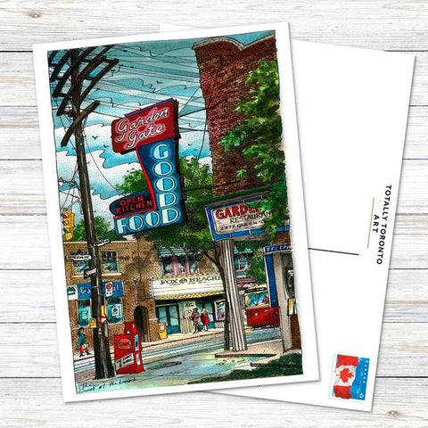 David Crighton Postcard - The Goof Restaurant