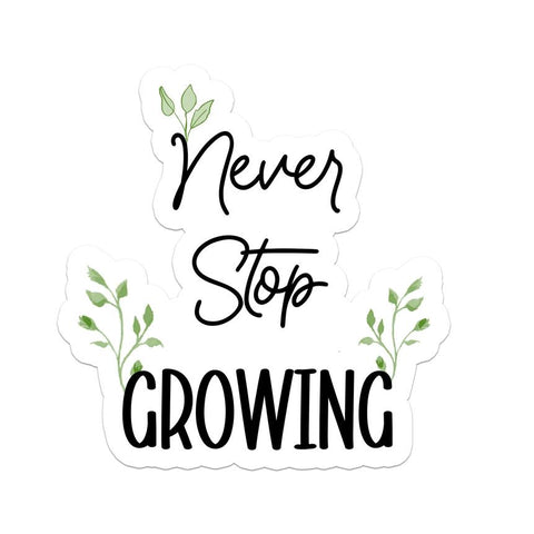 Rebel & Siren Vinyl Sticker - Never Stop Growing