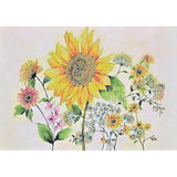 Peter Pauper Press Notecards 14pk - Watercolour Sunflower